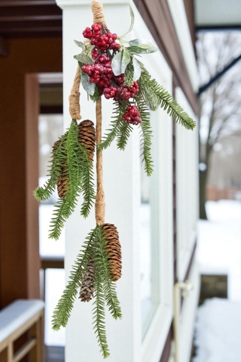 Dekoracja na Drzwi na sznurze 60cm