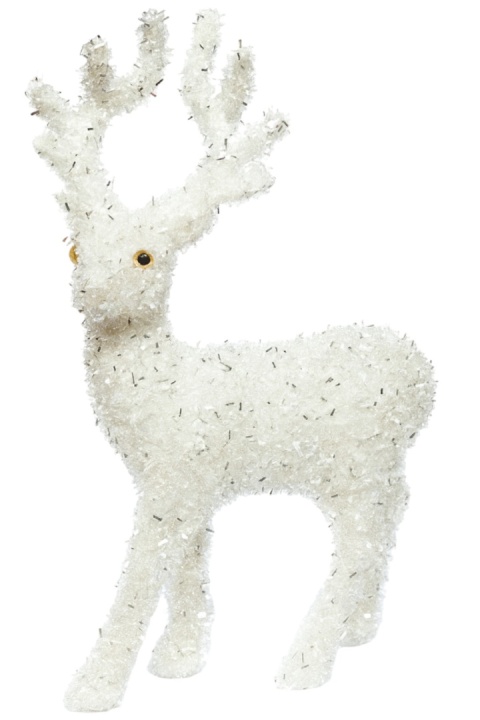 Figurka Jelonek styropian Biały