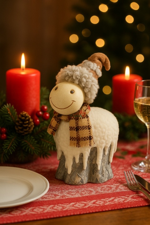 Figurka RENIFER ceramiczny 16cm