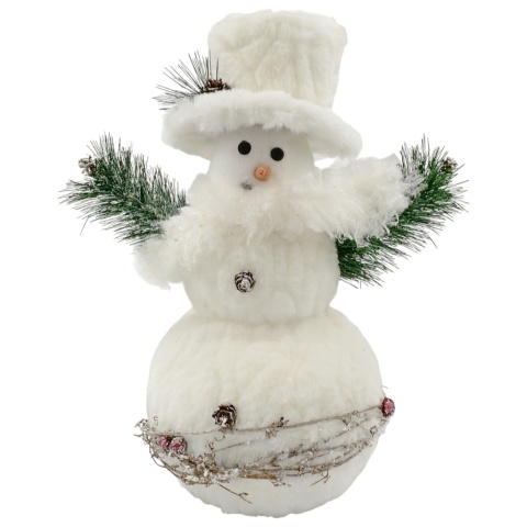 Figurka dekoracyjna BAŁWAN 33cm ozdoba świąteczna