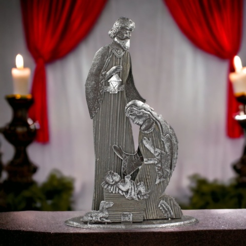 Figurka świąteczna ozdoba na Boże Narodzenie Święta Rodzina 46cm