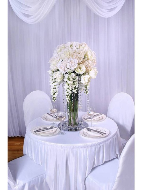 Girlanda kryształowa bezbarwny 18mm 100cm