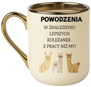 Kubek PREMIUM oryginalny prezent na POŻEGNANIE w PRACY od współpracowników