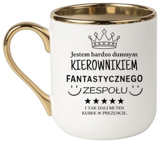 Kubek PREMIUM oryginalny śmieszny prezent dla KIEROWNIKA SZEFA