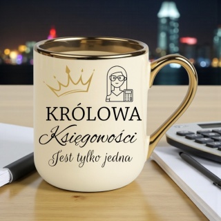 Kubek PREMIUM oryginalny śmieszny prezent dla KSIĘGOWEJ