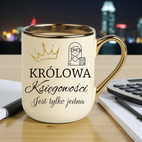 Kubek PREMIUM oryginalny śmieszny prezent dla KSIĘGOWEJ