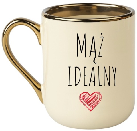 Kubek PREMIUM oryginalny śmieszny prezent dla MĘŻA Mąż Idealny