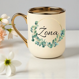 Kubek PREMIUM oryginalny śmieszny prezent dla ŻONY Żona