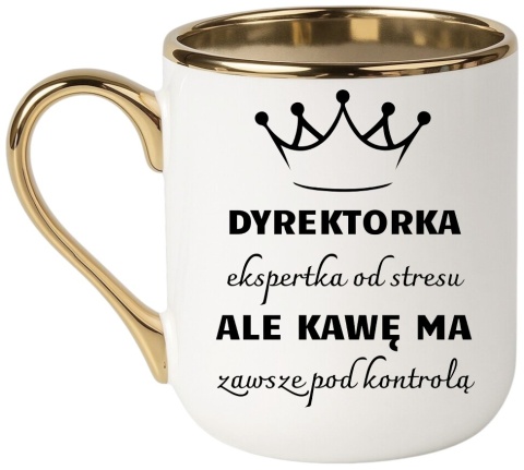 Kubek PREMIUM śmieszny prezent dla DYREKTORKI ekskluzywny upominek