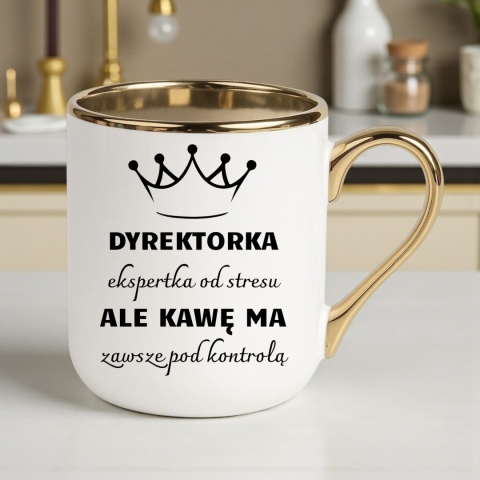 Kubek PREMIUM śmieszny prezent dla DYREKTORKI ekskluzywny upominek