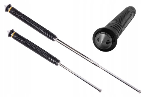 PAŁKA TELESKOPOWA BSH ADVENTURE METALOWA ROZKŁADANA ETUI ZBIJAK 655mm