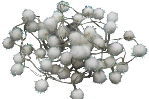 Sznur świetlny PUCHACZ lampki 50 LED na baterie