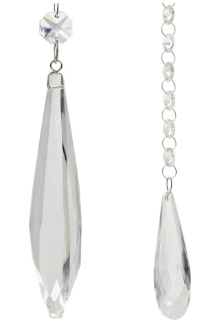 Zawieszka akrylowa ŁEZKA ozdoba wisząca 34cm