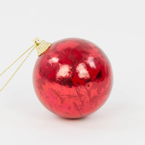 Bombki choinkowe styropianowe ozdoby świąteczne 6cm 8szt czerwony