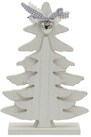 Figurka ozdoba świąteczna CHOINKA dekoracja drewniana 23cm