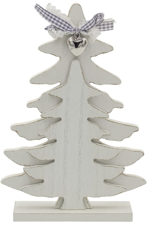 Figurka ozdoba świąteczna CHOINKA dekoracja drewniana 23cm