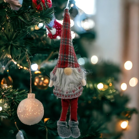 Figurka świąteczna SKRZAT 45cm ozdoba zawieszka choinkowa