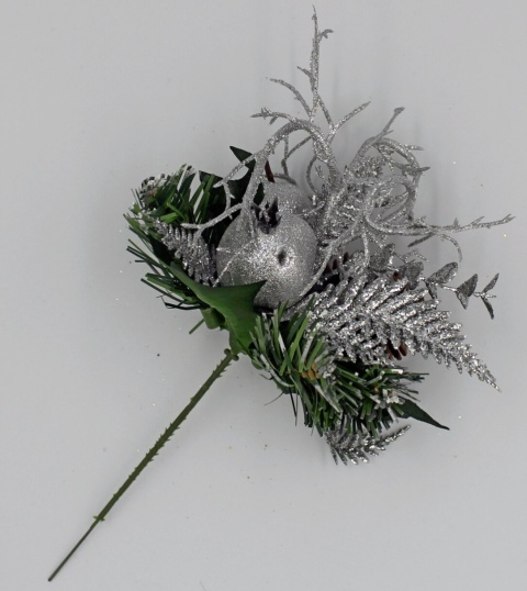 Gałązka ozdobna stroik świąteczny na piku