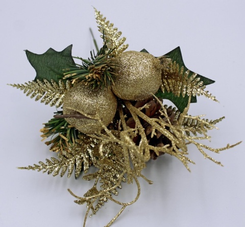 Gałązka ozdobna stroik świąteczny na piku
