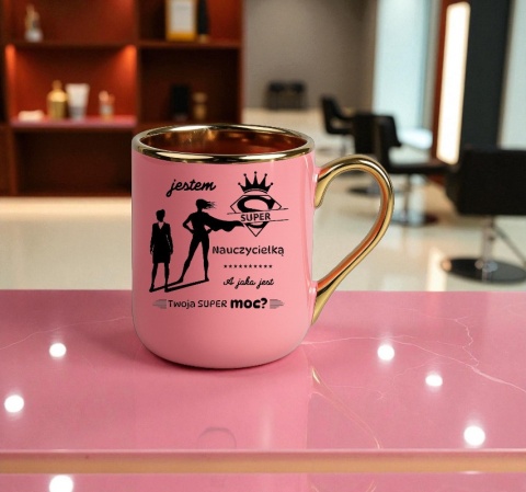Kubek PREMIUM oryginalny prezent dla NAUCZYCIELKI WYCHOWAWCZYNI PEDAGOGA