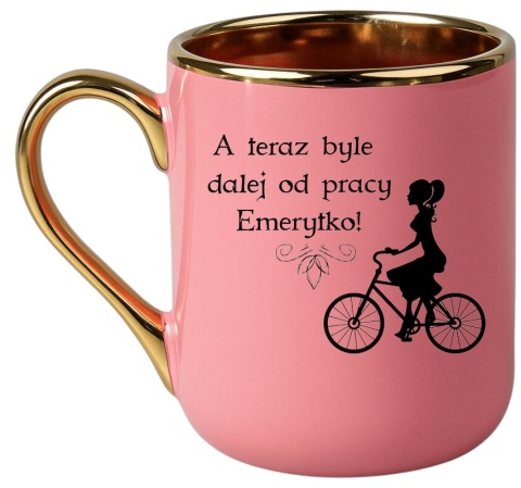 Kubek PREMIUM śmieszny prezent dla EMERYTKI zakończenie pracy Emerytura