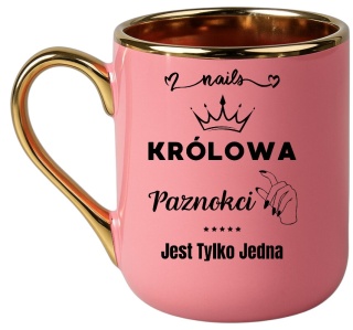 Kubek PREMIUM wyjątkowy prezent dla STYLISTKI PAZNOKCI
