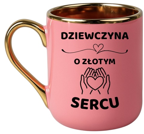 Kubek PREMIUM z dedykacją wyjątkowy elegancki prezent dla DZIEWCZYNY