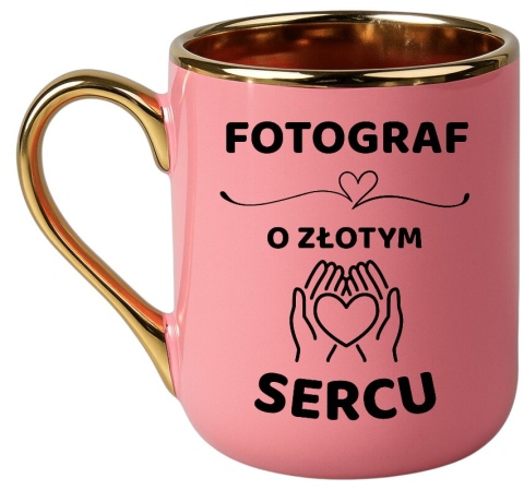 Kubek PREMIUM z dedykacją wyjątkowy elegancki prezent dla FOTOGRAFA