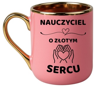 Kubek PREMIUM z dedykacją wyjątkowy elegancki prezent dla NAUCZYCIELA
