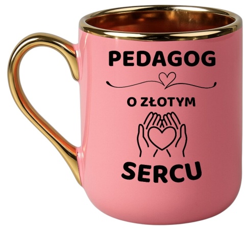 Kubek PREMIUM z dedykacją wyjątkowy elegancki prezent dla PEDAGOGA