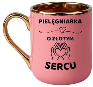 Kubek PREMIUM z dedykacją wyjątkowy elegancki prezent dla PIELĘGNIARKI