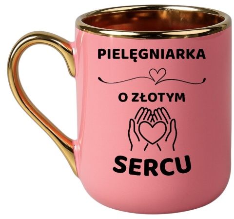 Kubek PREMIUM z dedykacją wyjątkowy elegancki prezent dla PIELĘGNIARKI