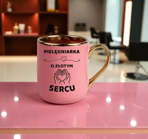 Kubek PREMIUM z dedykacją wyjątkowy elegancki prezent dla PIELĘGNIARKI