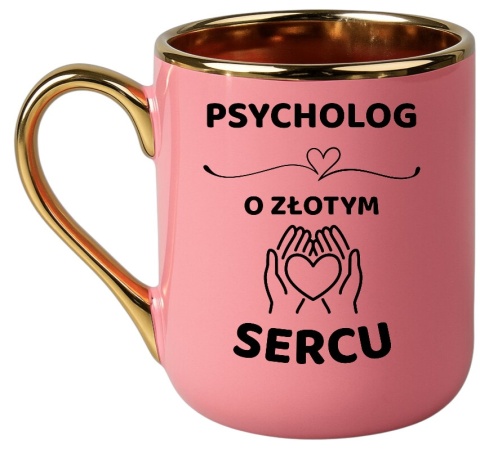 Kubek PREMIUM z dedykacją wyjątkowy elegancki prezent dla PSYCHOLOGA