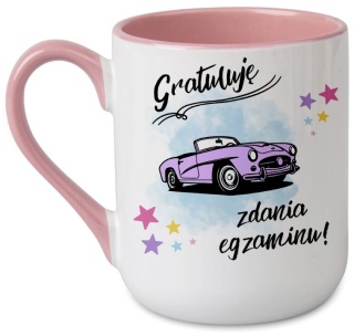 Kubek oryginalny śmieszny prezent dla Młodego KIEROWCY PRAWO JAZDY