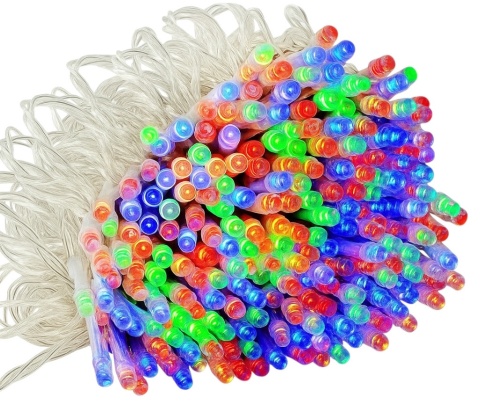 Lampki sople choinkowe ozdobne 100 Multikolor gniazdo