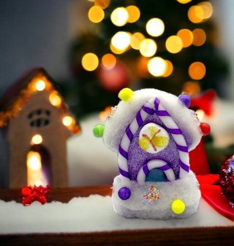 Ozdoba dekoracja świąteczna zawieszka choinkowa stroik 15cm