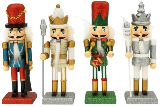 Zestaw figurek DZIADEK DO ORZECHÓW figurka ozdoba dekoracja świąteczna