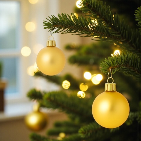 Bombki choinkowe 3cm zestaw 24szt ozdoba bombka na choinkę szampański