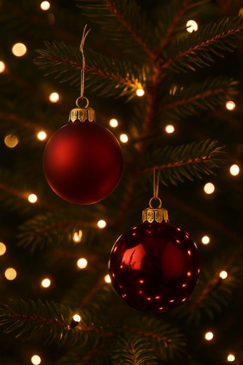 Bombki choinkowe 4cm zestaw 30szt ozdoba bombka na choinkę burgund