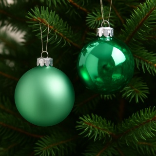 Bombki choinkowe 4cm zestaw 30szt ozdoba bombka na choinkę miętowy