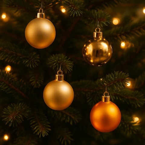 Bombki choinkowe 4cm zestaw 30szt ozdoba bombka na choinkę złoty