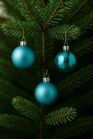 Bombki choinkowe 6cm zestaw 30szt ozdoba bombka na choinkę jasny niebieski