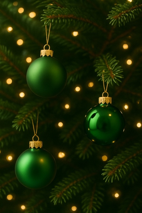 Bombki choinkowe 6cm zestaw 30szt ozdoba bombka na choinkę zielony