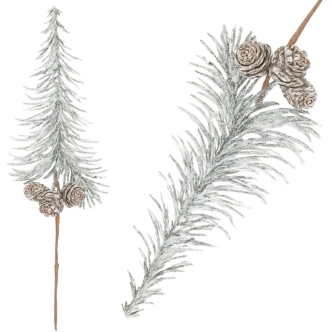 Dekoracja świąteczna ozdoba gałązka sztuczna stroik 40cm