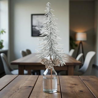 Dekoracja świąteczna ozdoba gałązka sztuczna stroik 40cm