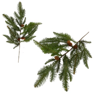 Dekoracja świąteczna ozdoba gałązka sztuczna stroik 62cm