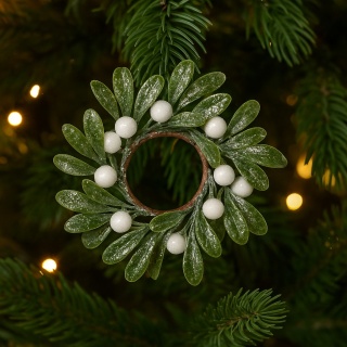 Dekoracja świąteczna ozdoba piękny stroik 15cm