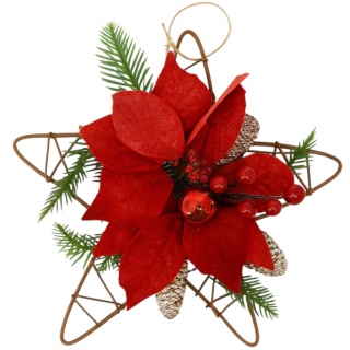 Dekoracja świąteczna ozdoba piękny stroik 28cm