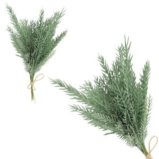 Gałązka świąteczna stroik dekoracja 30cm wiązka zielona